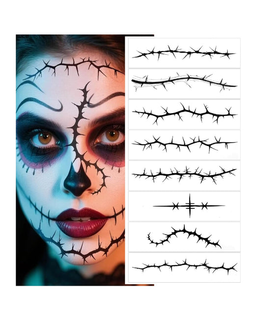 Halloween Scar Tattoos