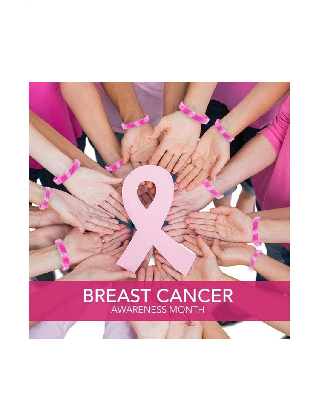 October Breast Cancer Awareness Bracelets