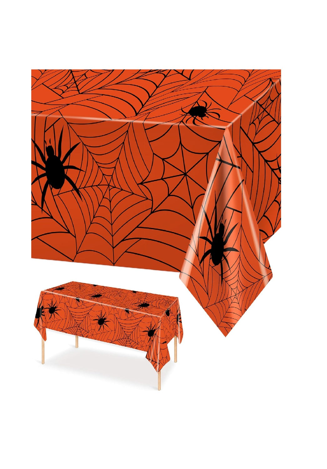 Halloween Spider Web Table Cover