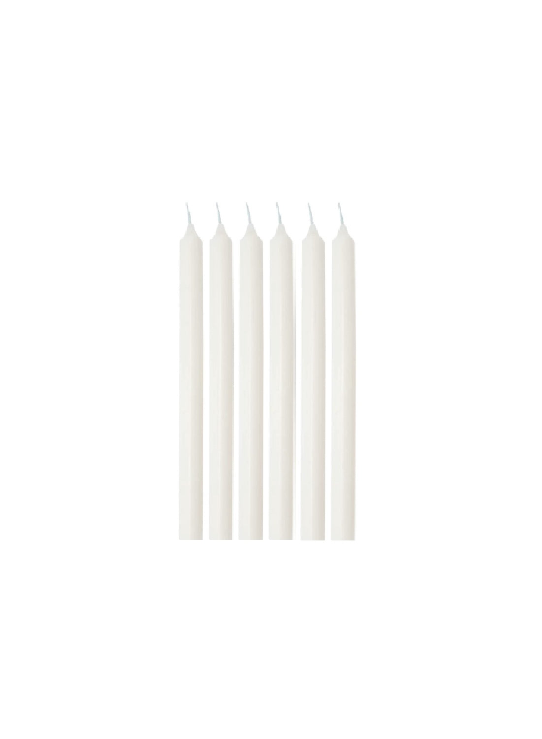 Taper Candles White Pack