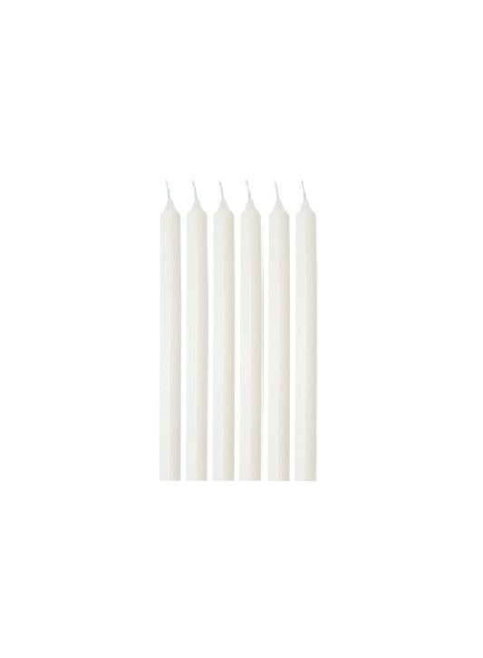 Taper Candles White Pack