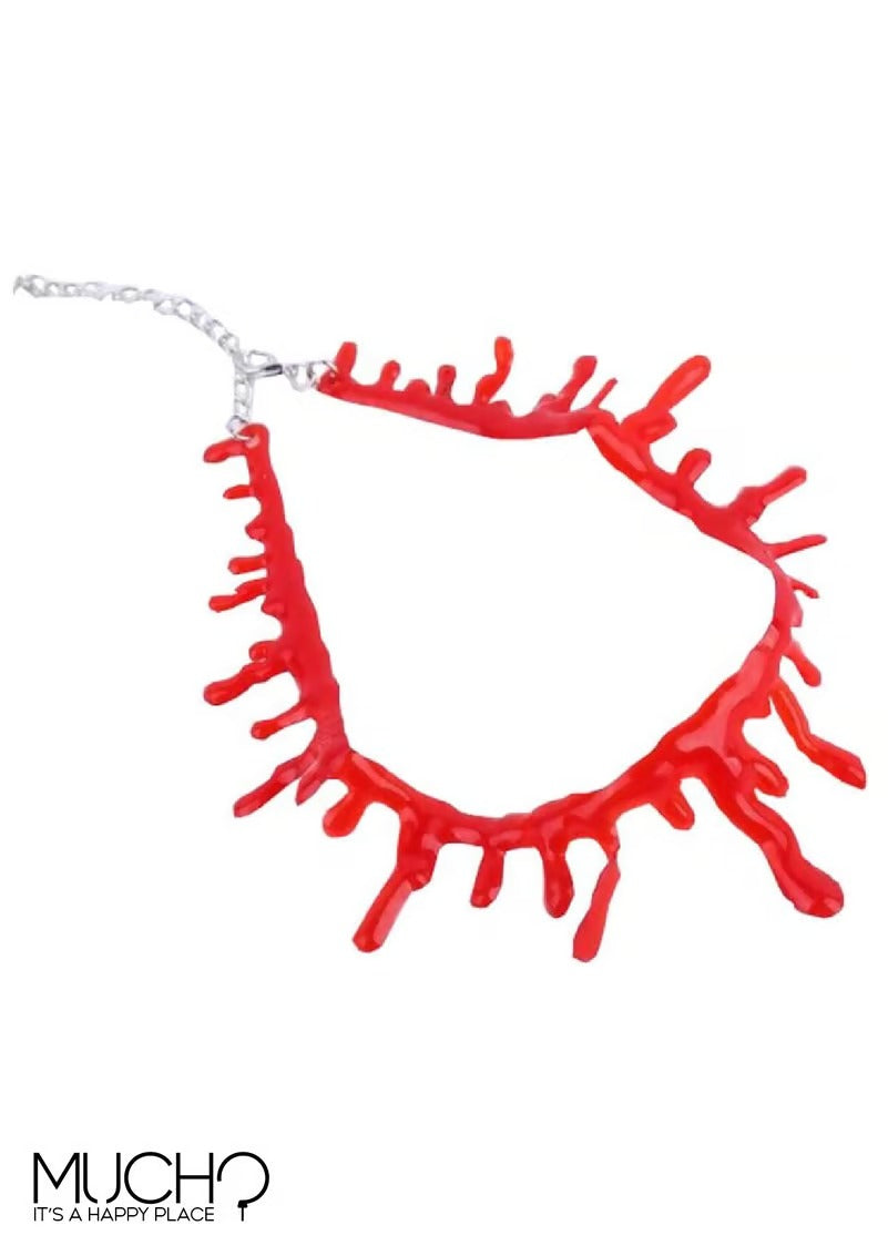 Blood Drops Choker