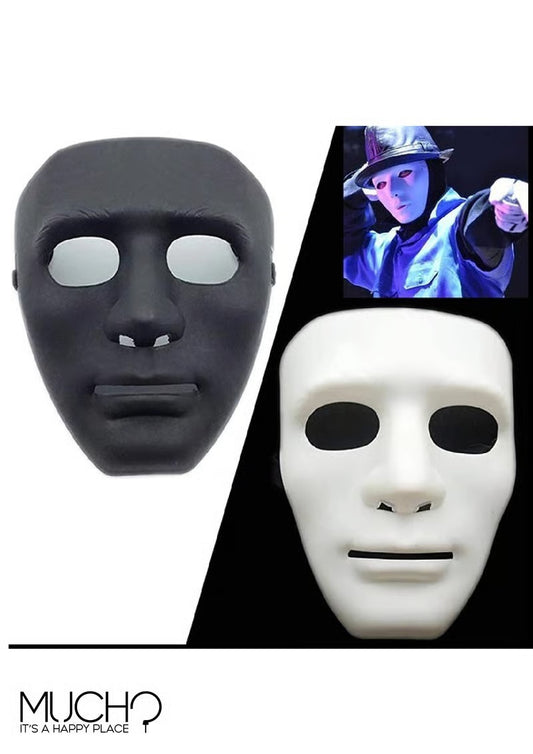 Dance Opera Full Face Black Mask