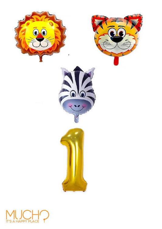 First Safari Balloons Set