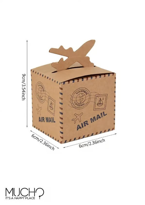 Kraft Paper Airplane Box