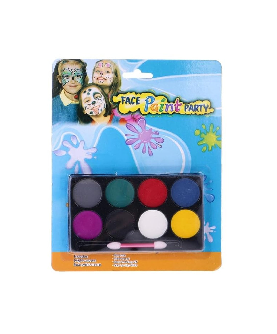Colored Palette Face Paint