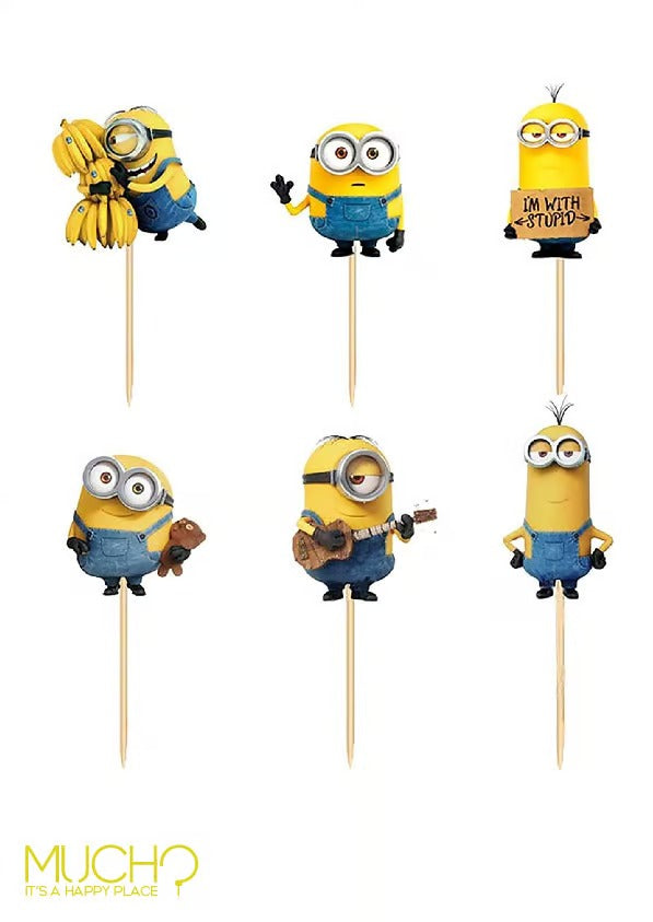 Minions Cupcake Toppers