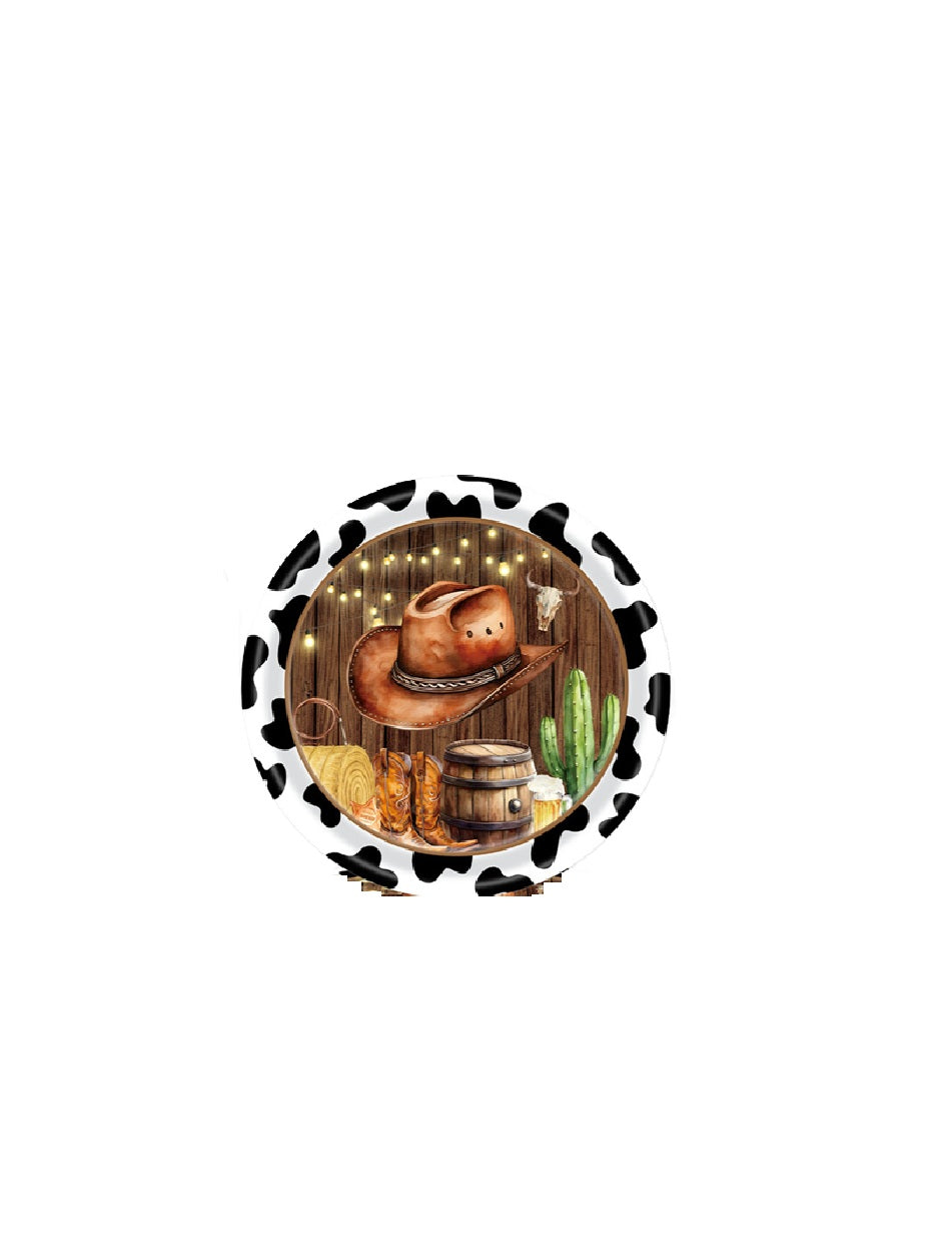 Cowboy 7In Plate