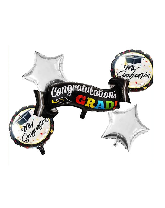 Congratulations Grad Balloons Set