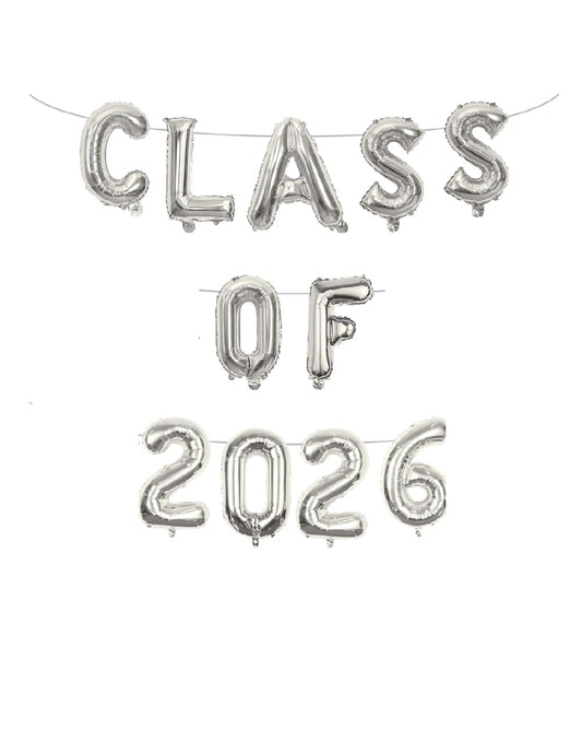 Class of 2026 Balloons Banner