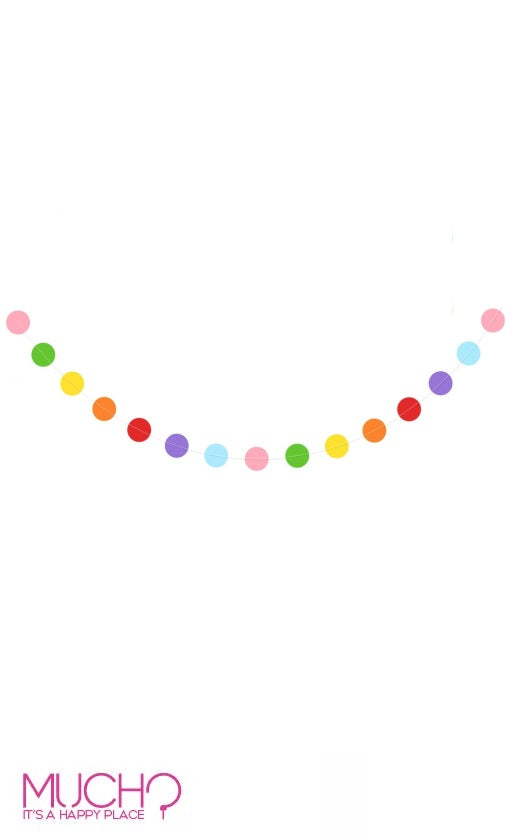 Colorful Circle Garland