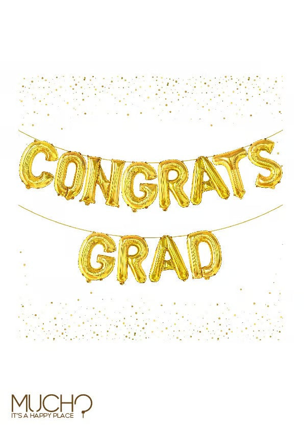 Congrats Grad Balloon Banner