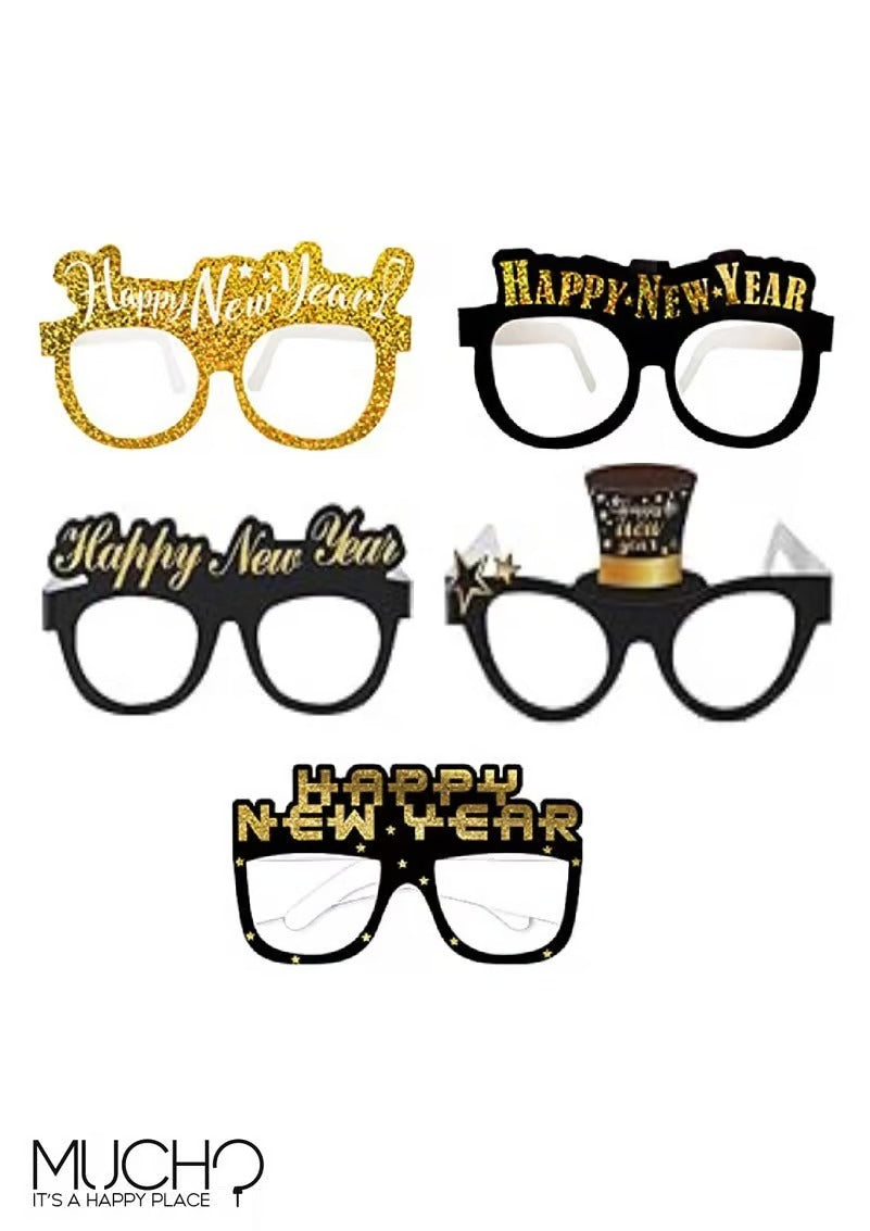 New Year Paper Glasses (Pack of 12)