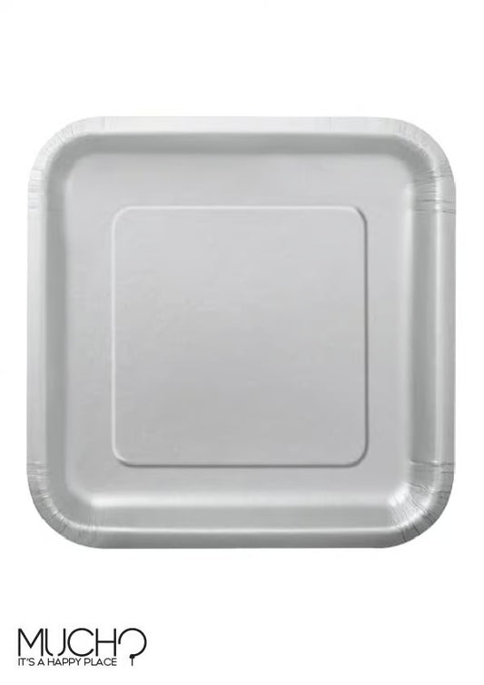 Plain Square Large Plates