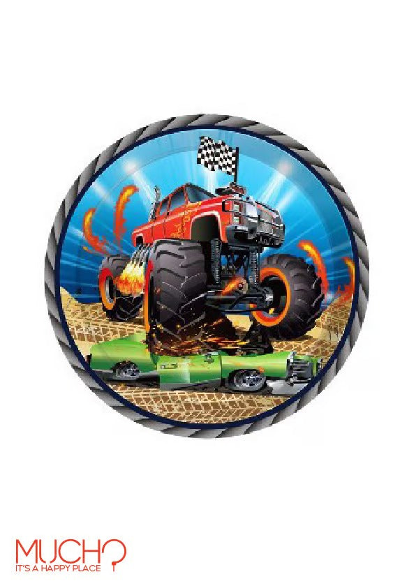 Monster Racing Plate Design Monster Truck 9 Inch Plates – MUCHO