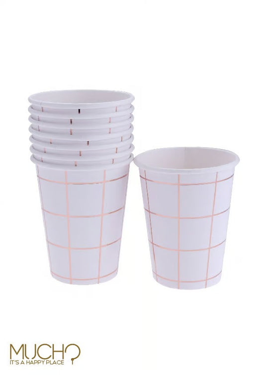 Gold Grid Cups