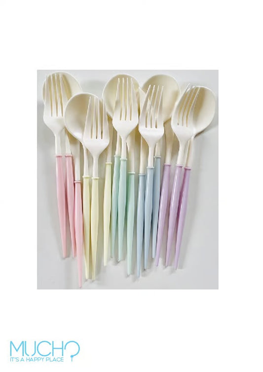Pastel Elegant Cutlery