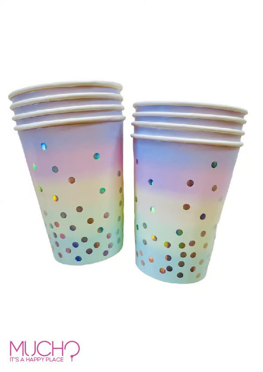 Pastel Confetti Cups