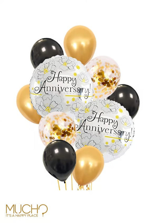 Happy Anniversary Balloons Bunch
