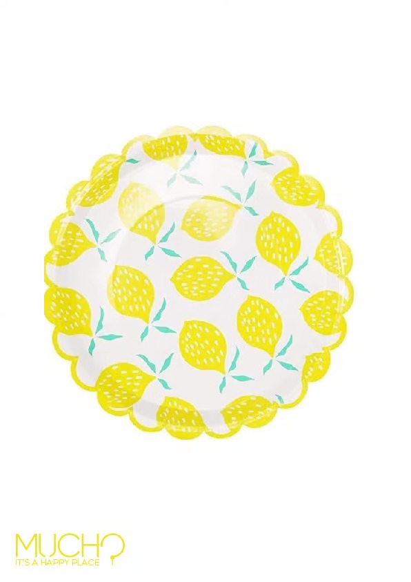 Lemon 9 inch Plates