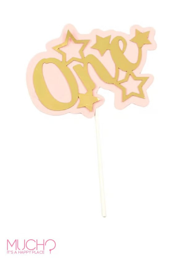 One Cake Topper