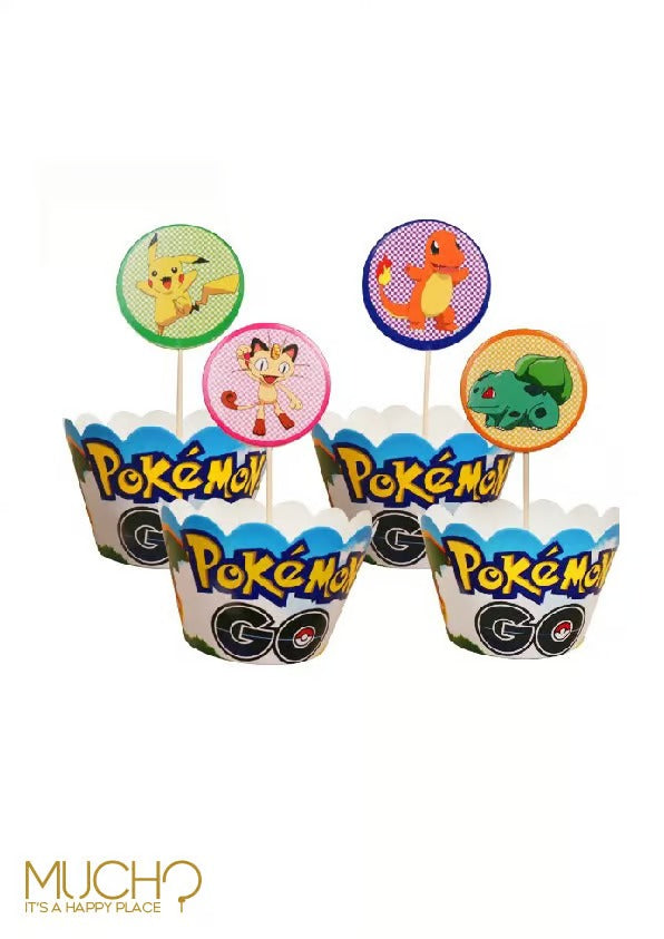 Pokémon Cupcake Toppers/Wrappers