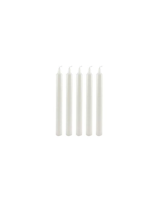 White Mini Candles (6 Pieces)
