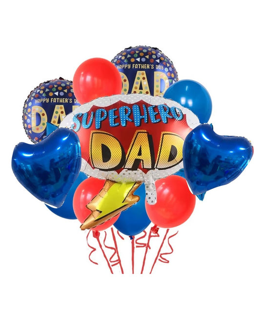Superhero Dad Balloons Bunch