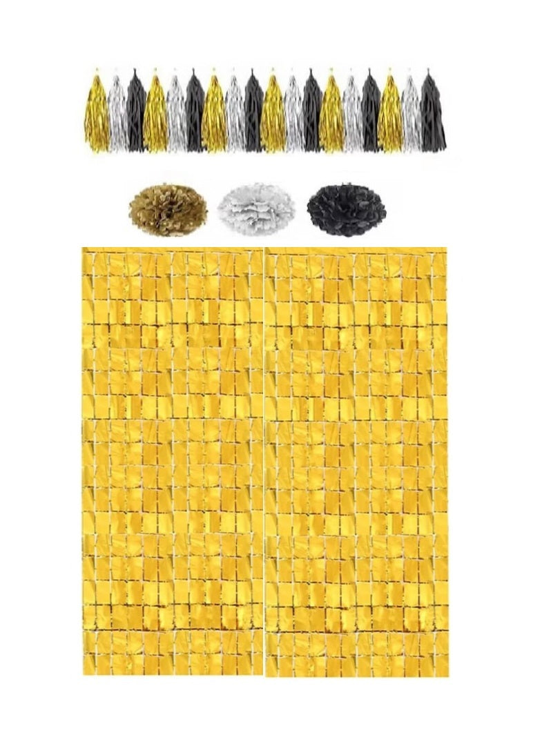 Metallic Backdrop Set