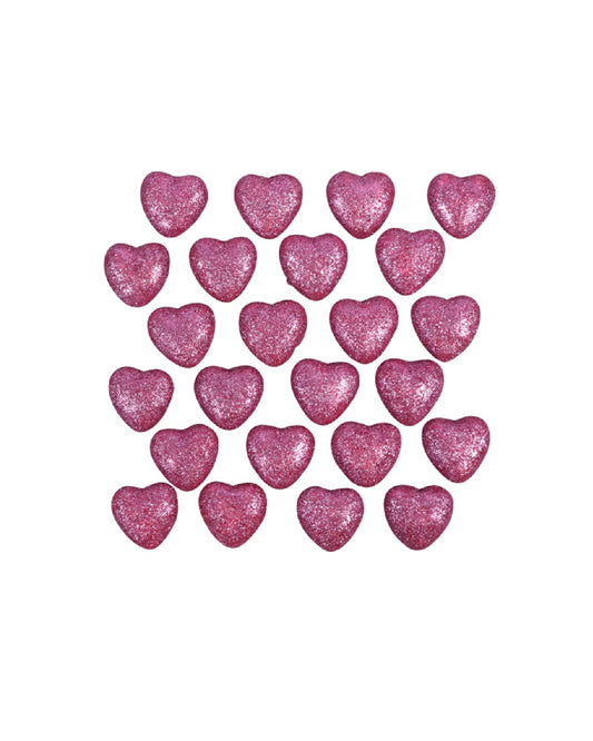 Red Glitter Hearts