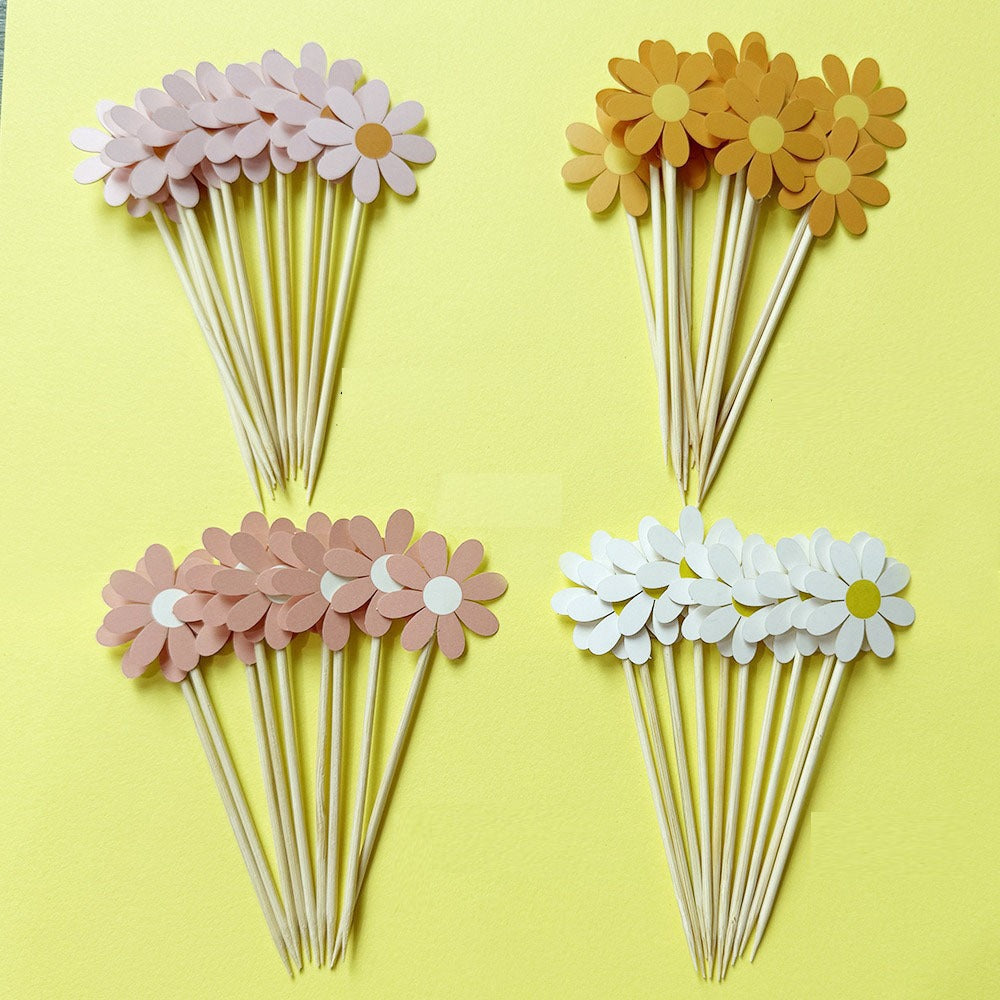Daisy Cupcake Toppers
