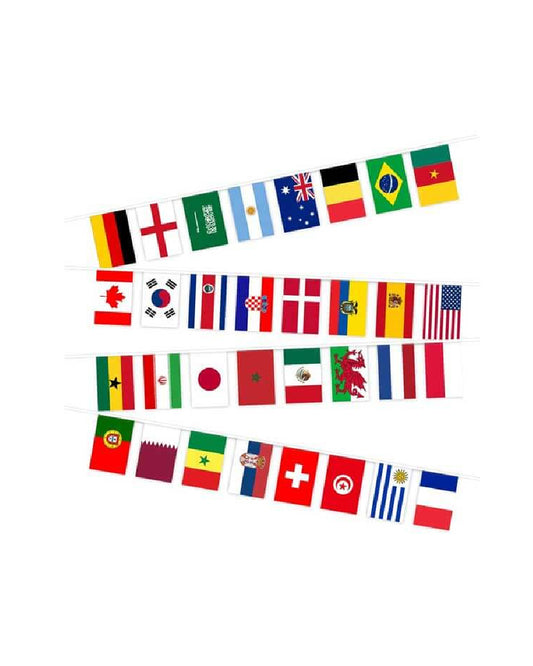 World Cup Flags Banner