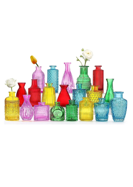 Colored Mini Vase (1 Pc)