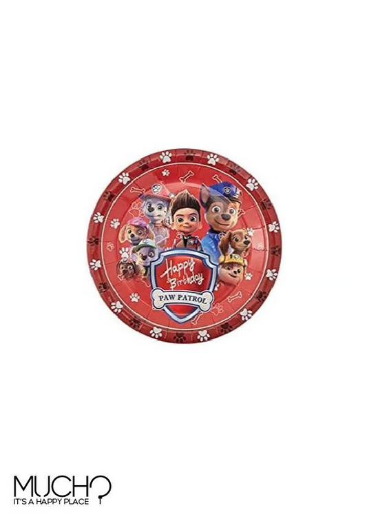 Paw Patrol 7 Inch Plates