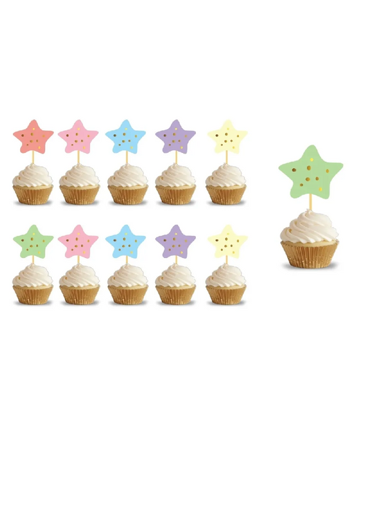 Stars Cupcake Toppers