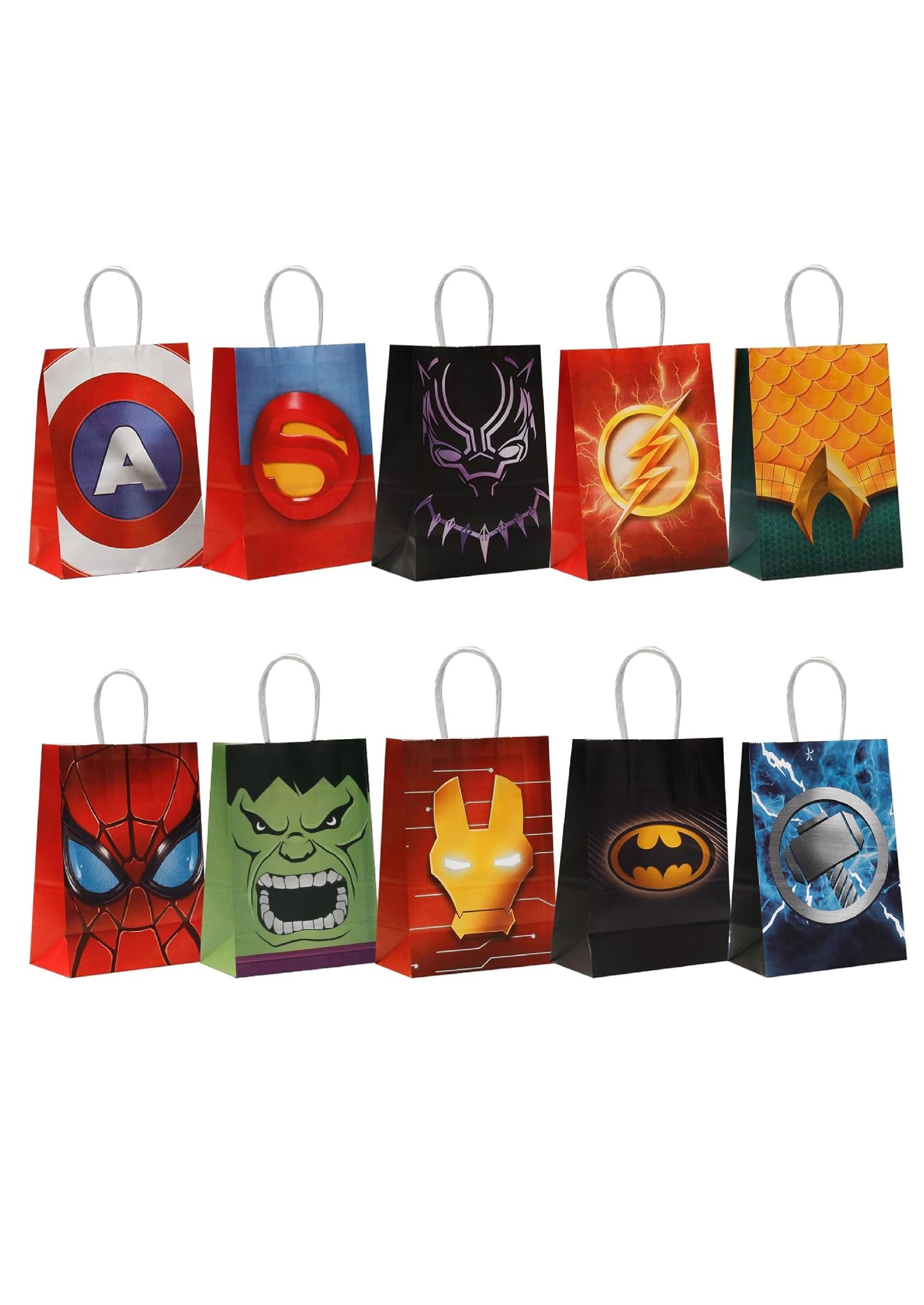 Superheros Giveaway Bags (Pack of 12)