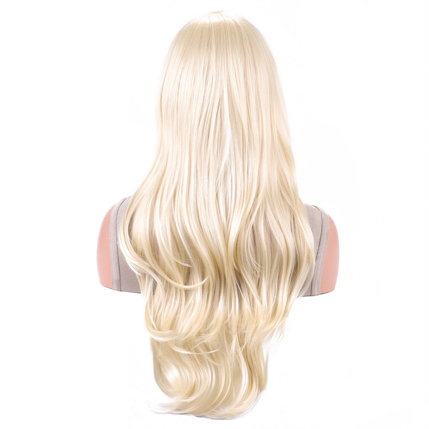 Long Curly Blonde Wavy Hair Wig