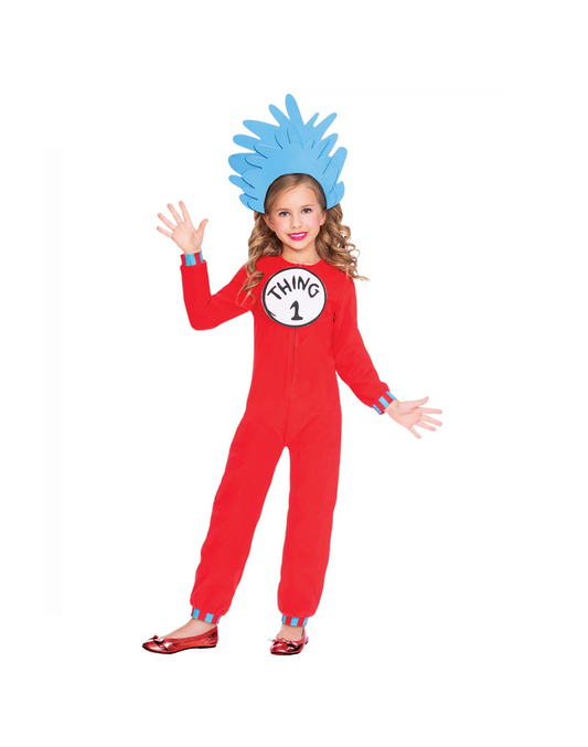 Cat In The Hat Thing One Kids Costume