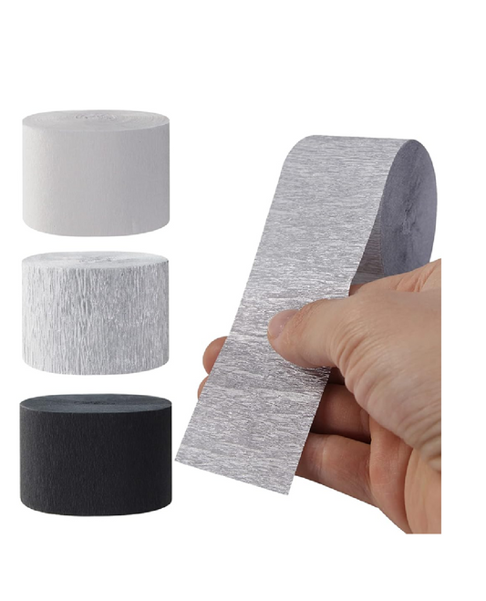 Black & White Decorations Streamers