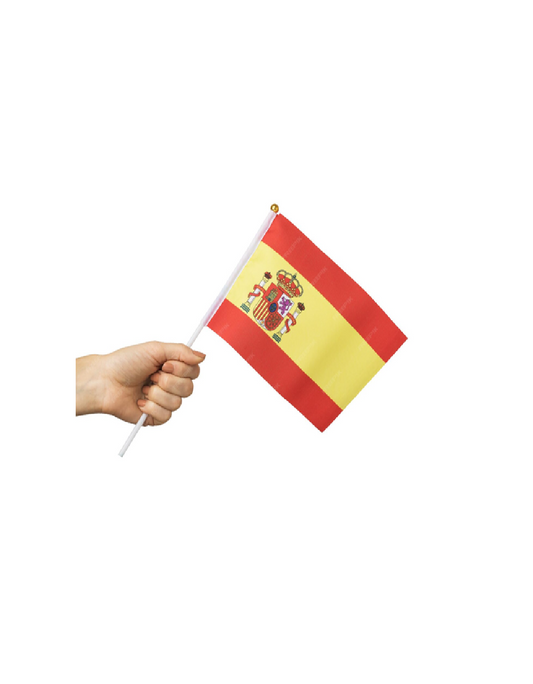 Hand Held Small Spain Flag