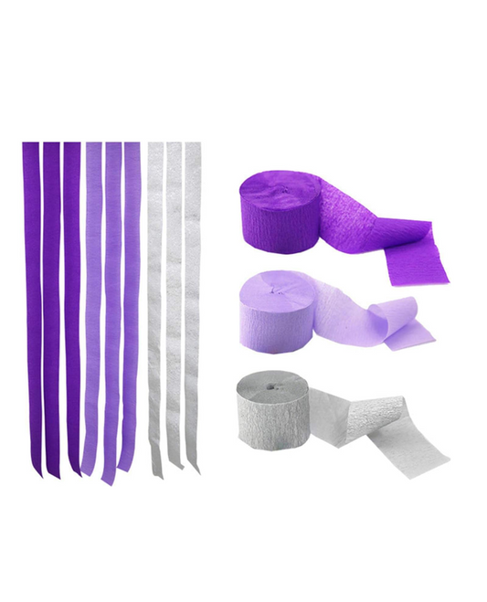 Purple Decorations Streamers