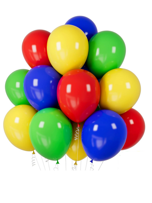 Colored Balloons Bunch