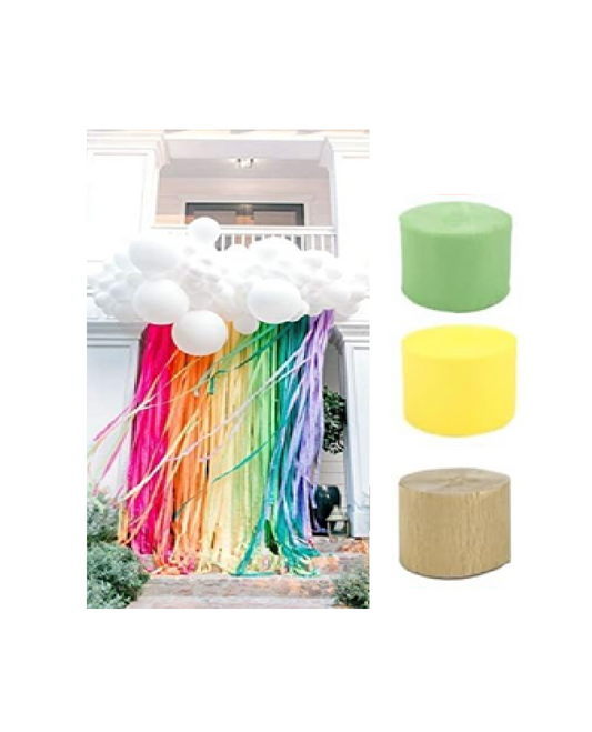 Yellow/Green Decorations Streamers