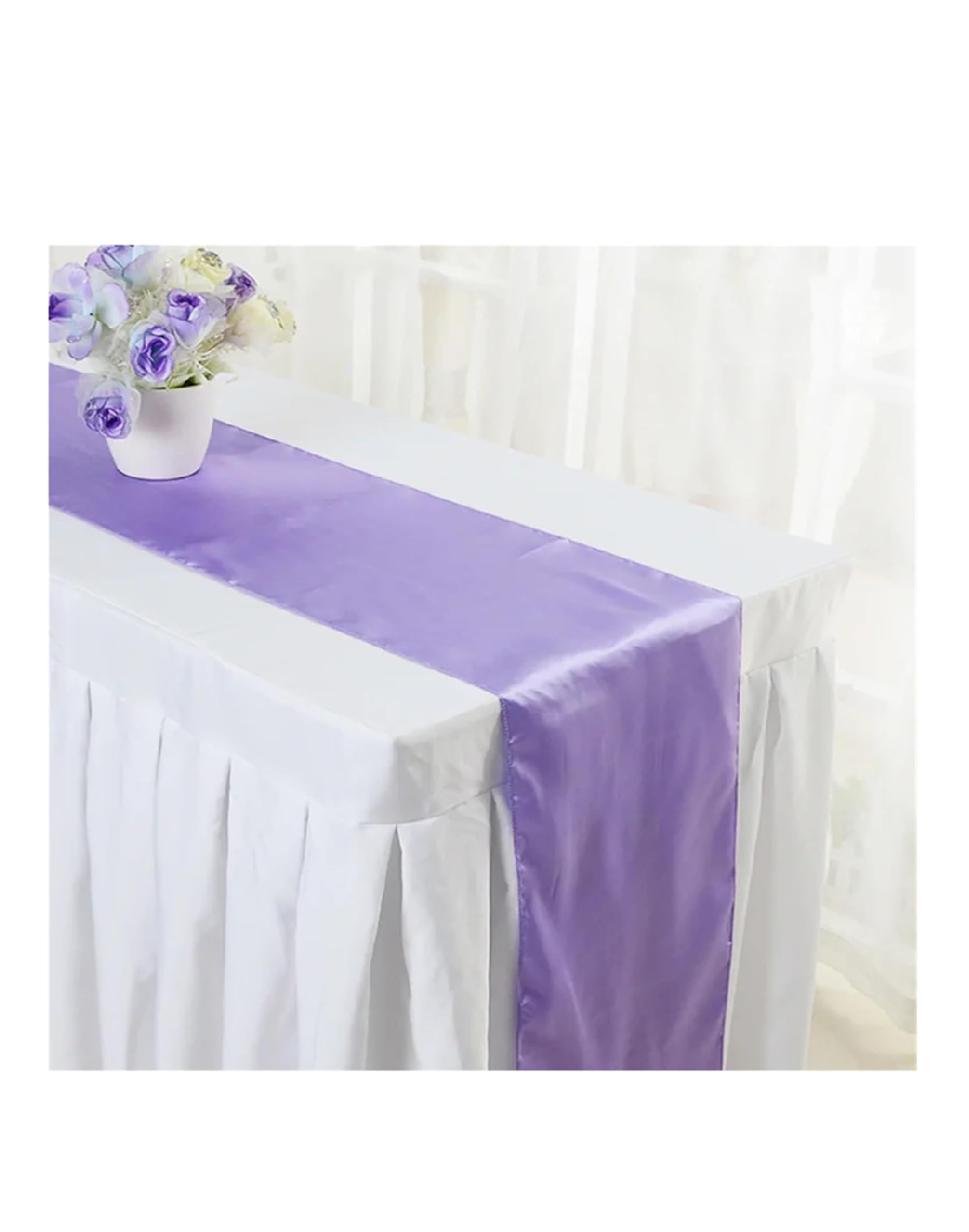 Shiny Satin Table Runner