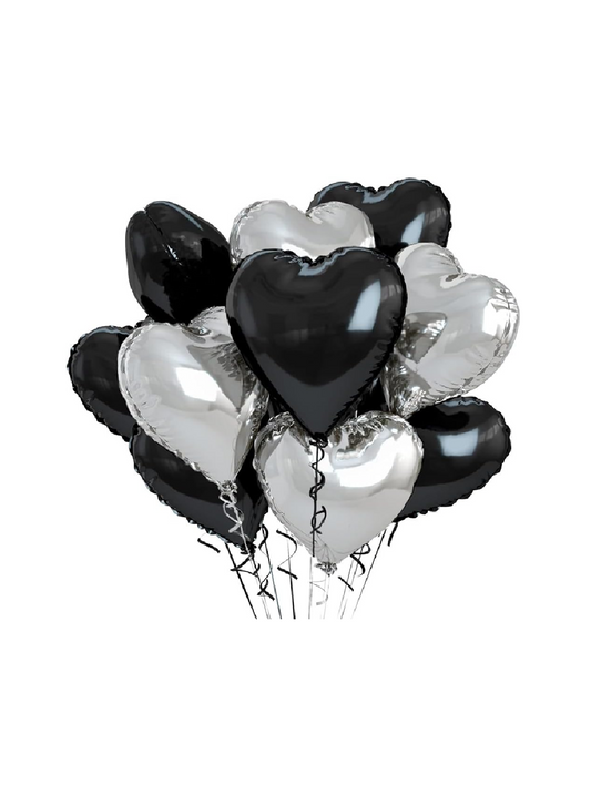 Hearts Balloons Bunch