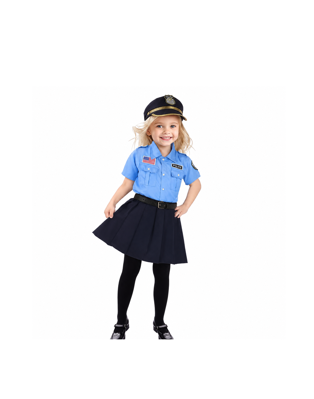 Police Officer Girls Costume