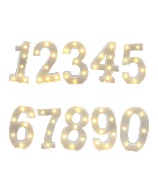 LED Marquee Number Lights