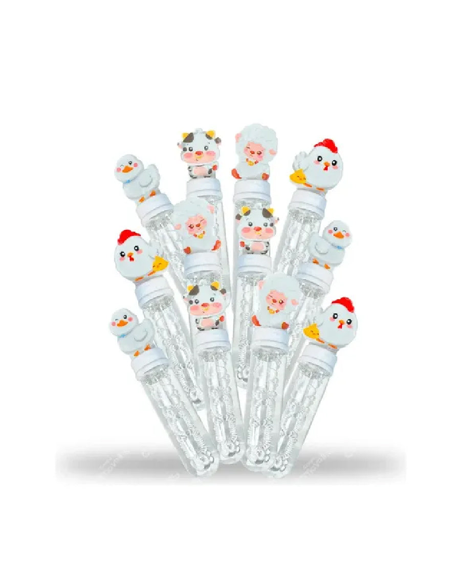 Farm Animals Bubble Wand (Pack of 12)