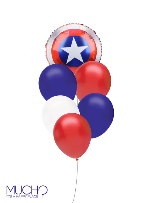 Captain America Balloon Bunch