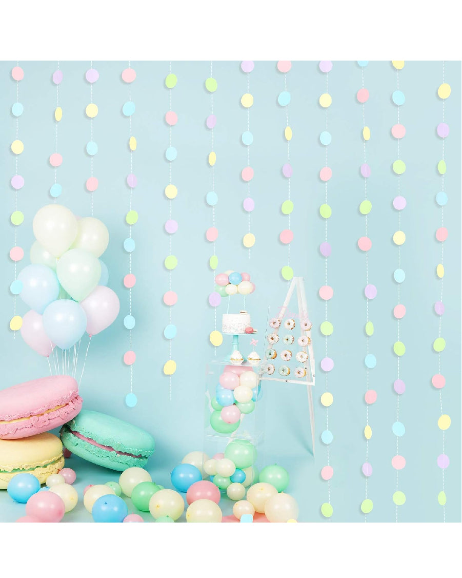 Pastel Circles Garland (1 String)